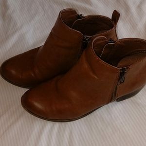 Brown booties